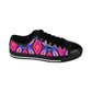 Women's Red Floral Kaleidoscope Comfortable fit Sneakers