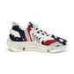 Men's Patriotic Stars & Stripes Mesh Sneakers