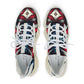 Men's Red & Navy Mesh Sneakers