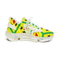 Women's Red Yellow Green Black Stars Athletic Mesh Sneakers
