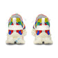 Women's Bold Rainbow Kente-Inspired Geometric Pattern All Over Print Mesh Sneakers