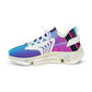 Men's Gradient Mesh Blue Purple Athletic Running Sneakers