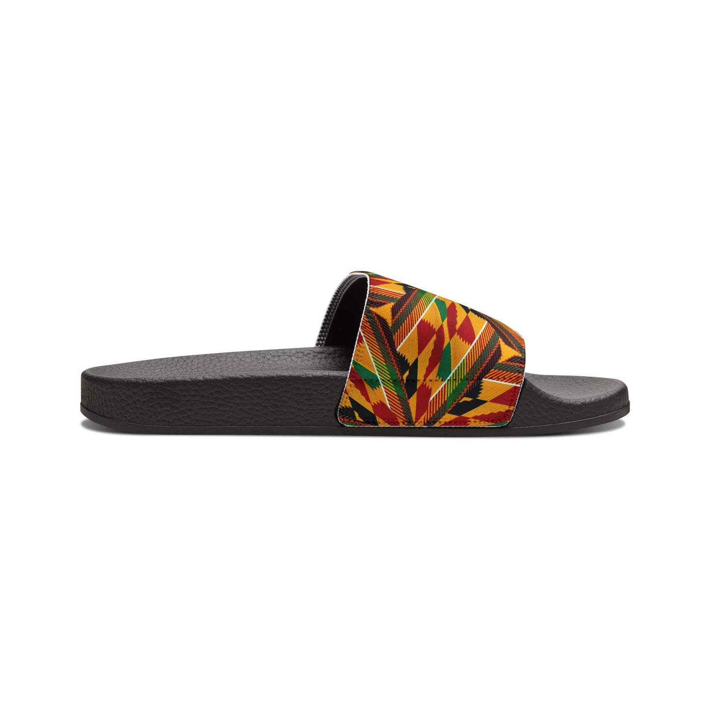 Women's Kente Pattern Removable Strap Casual Beach Slides