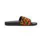 Women's Kente Pattern Removable Strap Casual Beach Slides