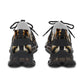 Women's Luxe Leopard Scroll Pattern All Over Print Mesh Sneakers