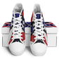 Men's Patriotic Star Flag Urban Peak High Top Shoes