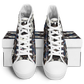 Men's  Patriotic Stars & Stripes Pattern All Over Print Urban Peak High Top Shoes