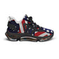 Women's Patriotic Star Flag Sneakers
