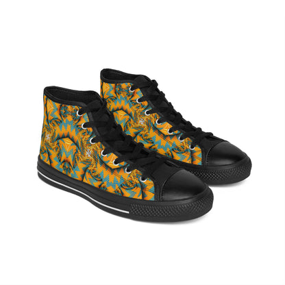 Men's Kaleidoscope Aztec pattern High-Top Sneakers