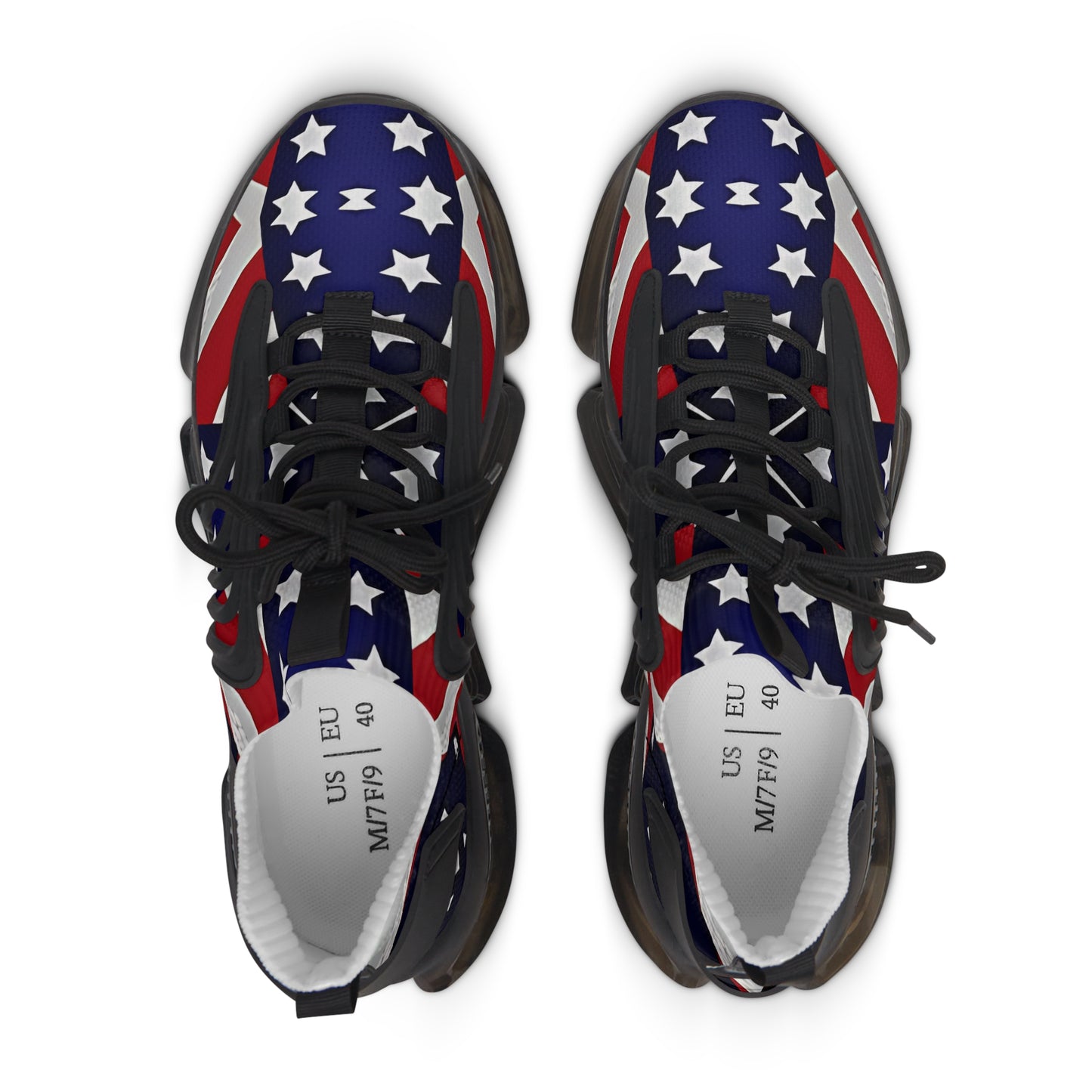 Women's Patriotic Star Flag Sneakers