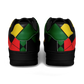 Women's Red Yellow Green and Black Stars Pattern All Over Print Urban Peak High Top Shoes