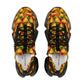 Men's Mesh Vibrant Autumn Kaleidoscope Athletic Sneakers