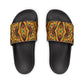 Women's Vibrant African Kente Geometric Removable-Strap Sandals