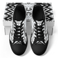 Women's Black & White Kaleidoscope Pattern All Over Print Urban Peak Low Shoes