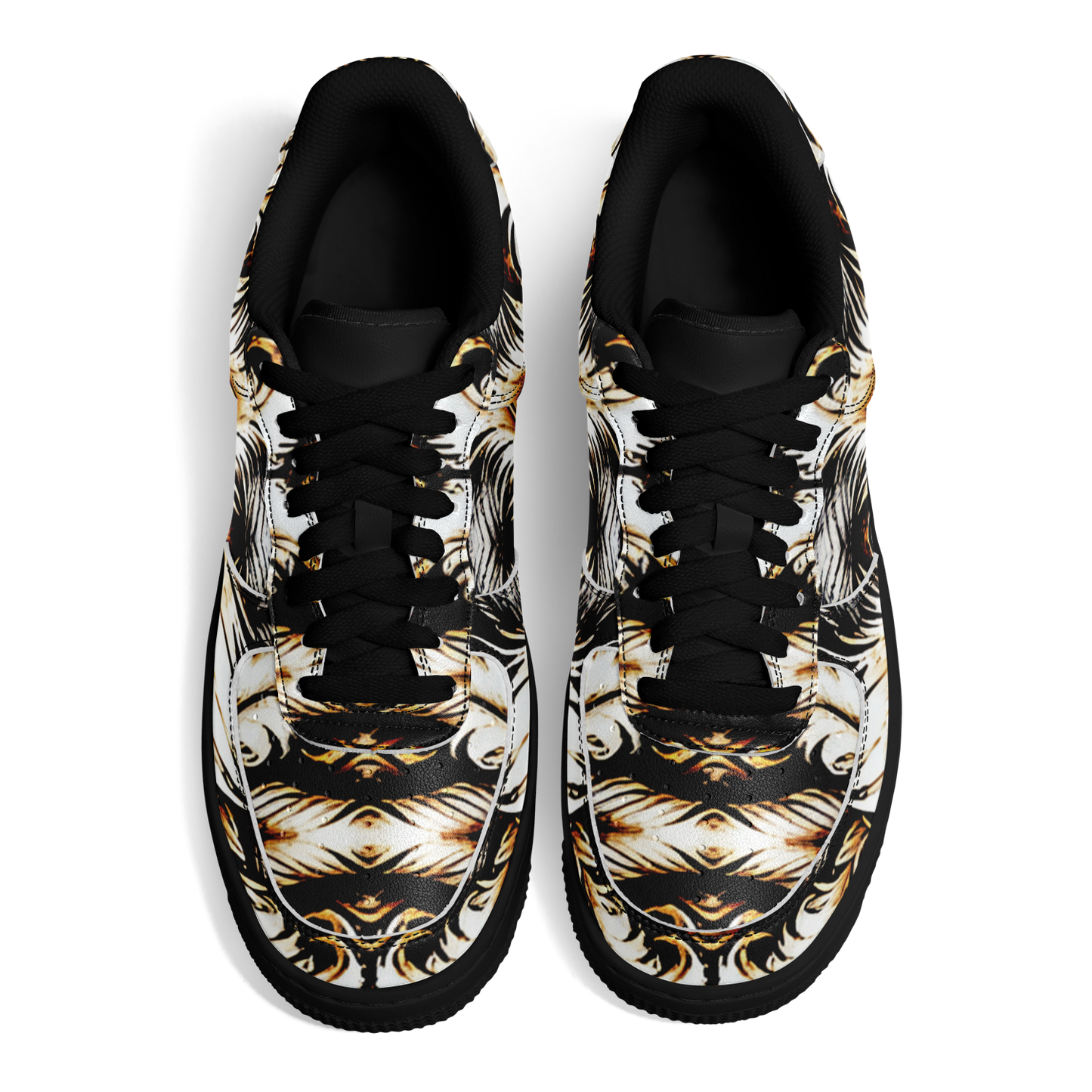 Women's Golden Baroque All-Over Print Core Low Shoes