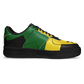 Women's Red Yellow Green and Black Stars Pattern All Over Print Urban Peak High Top Shoes