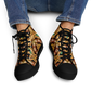 Men's Green & Gold Retro Kaleidoscope Pattern Urban Peak High Top Shoes