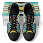 Women's Abstract Teal & Gold Pattern All Over Print Urban Peak Low Shoes