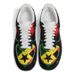 Men's Red Yellow Green and Black Stars Core Low Shoes