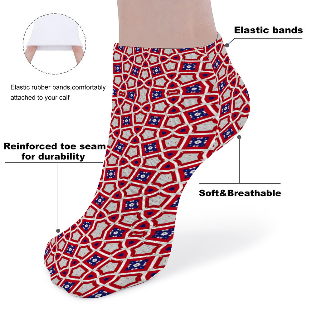 Women's Custom Unisex Polyester Thick Socks