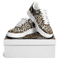 Women's Kaleidoscope Leopard Pattern All-Over Print Core Low Shoes