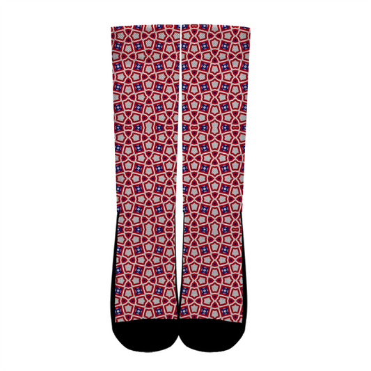 Men's Custom Unisex Polyester Thin Socks