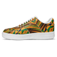 Men's Bold African Kente Inspired Pattern All-Over Print Core Low Shoes