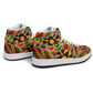 Men's Vibrant African Kente Geometric Pattern All-Over Print Motion High Top Shoes