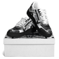 Men' Monochrome Gothic Kaleidoscope Pattern All Over Print Core Low Shoes