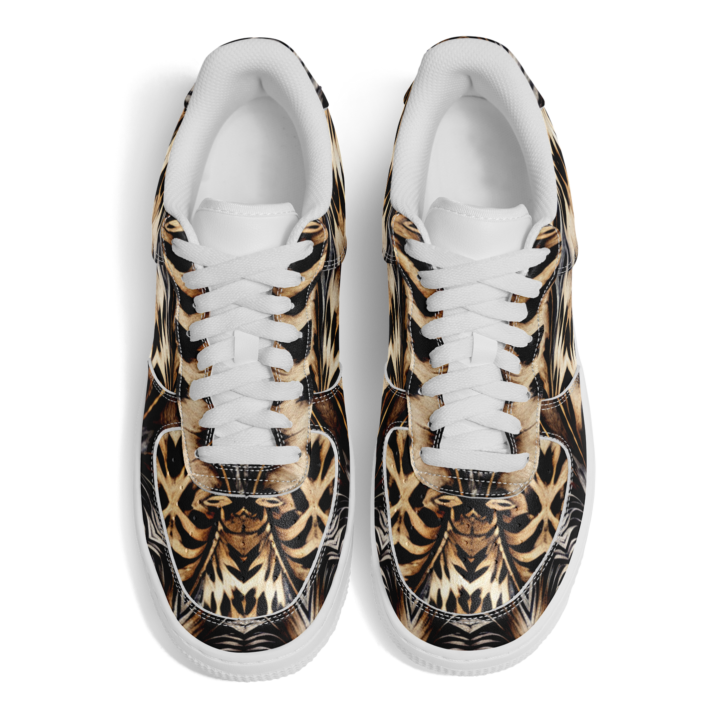 Women's Leopard Trendy Geometric Pattern All-Over Print Core Low Shoes