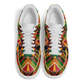 Men's Vibrant African Kente Geometric Pattern All-Over Print  Core Low Shoes