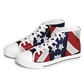 Men's Patriotic Star Flag Urban Peak High Top Shoes