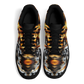 Men's Golden & Black Kaleidoscope Pattern All-Over Print Core Low Shoes