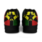 Men's Red Yellow Green and Black Stars Pattern All Over Print Urban Peak High Top Shoes