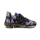Men's Purple Swirl Mesh Sneakers with Black Sole