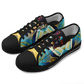 Men's Abstract Teal & Gold Pattern All Over Print Urban Peak Low Shoes