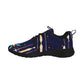 Men's Abstract Neon Geometry Pattern All Over Print Pull Loop Sneakers
