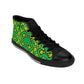 Women's Kaleidoscope Green & Yellow High-Top Sneakers