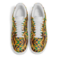 Women's Vibrant African Kente Geometric Pattern All-Over Print Core Low Shoes