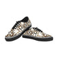 Men's Golden Baroque Pattern All-Over Print Classic Canvas Low Top Shoes