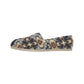 Women's Neutral Geometric Floral Pattern All Over print  Classic Canvas Slip-On