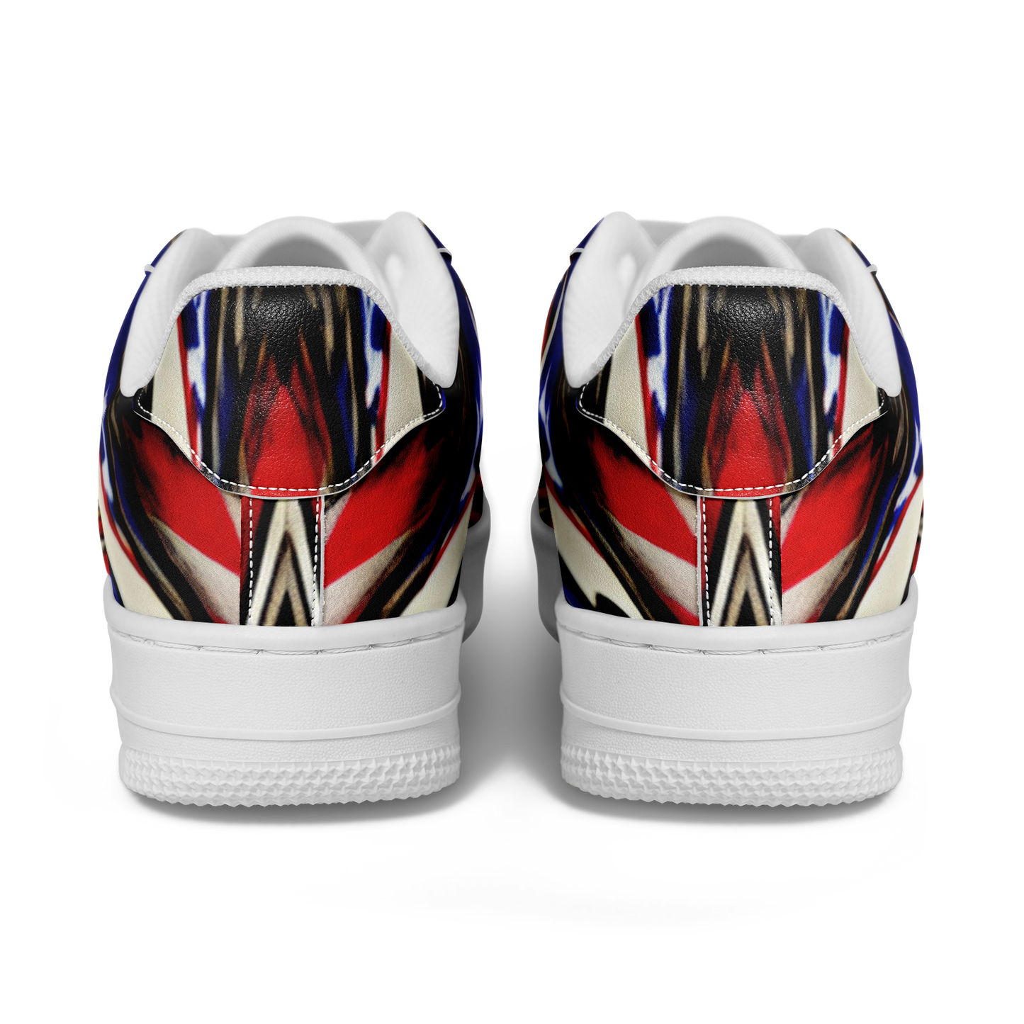 Women's Starburst Patriotic Colors Pattern All-Over-Print Core Low Shoes