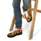 Men's Vibrant African Kente Geometric All-Over Print Core Low Shoes