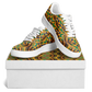Women's Vibrant African Kente Geometric Pattern All-Over Print Core Low Shoes