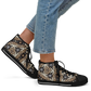 Women's Leopard Kaleidoscope Pattern All-Over Print Urban Peak High Top Shoes