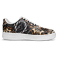 Women's Geometric Kaleidoscope Brown Pattern All Over Print Core Low Shoes