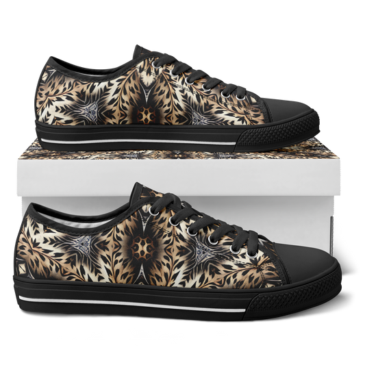 Men's Leopard Kaleidoscope Pattern All-Over Print Urban Peak Low Shoes