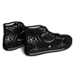 Men's Black & White Geometric All-Over Print Urban Peak High Top Shoes