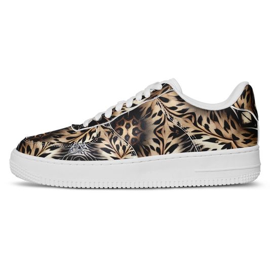 Women's Leopard Kaleidoscope Pattern All-Over Print Core Low Shoes