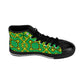 Women's Kaleidoscope Green & Yellow High-Top Sneakers